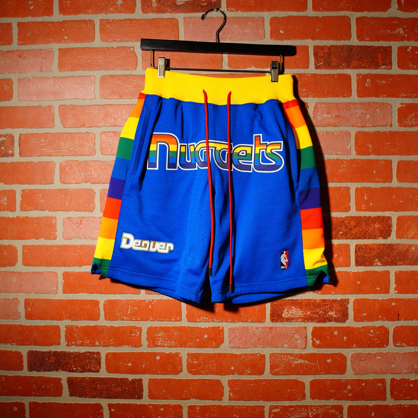 Just Don NBA Rainbow Denver Nuggets Shorts