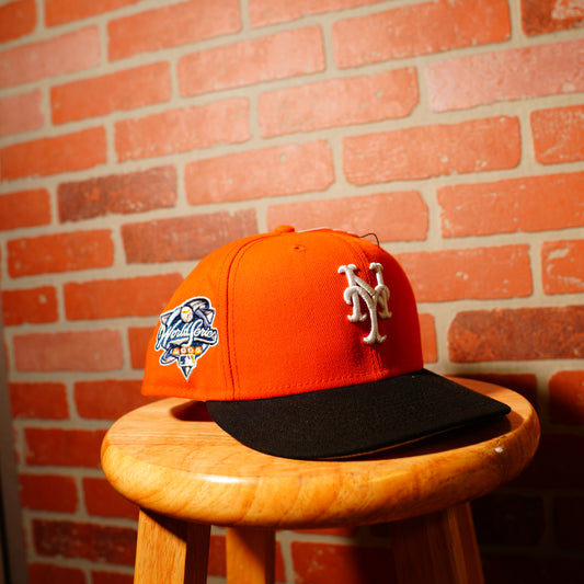 MLB New York Mets World Series Patch Fitted Hat