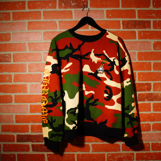 Chrome Hearts X Matty Boy Camo Crewneck