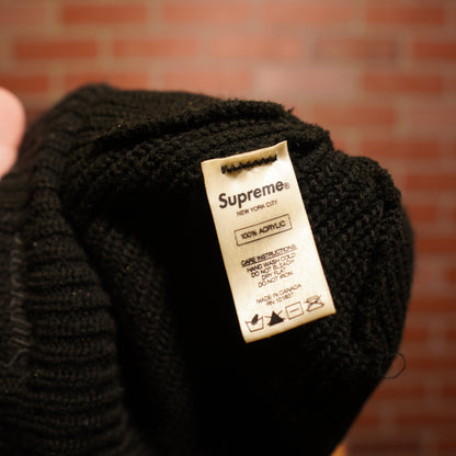 Supreme Cursive Logo Beanie