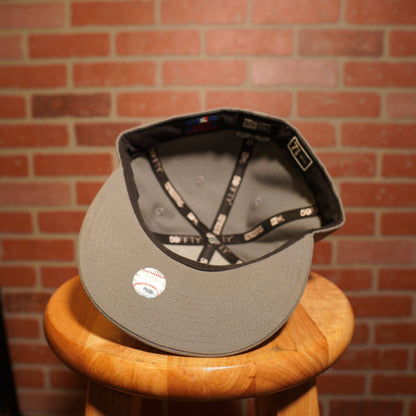 MLB Arizona Diamondbacks Gray/Black Logo Fitted Hat