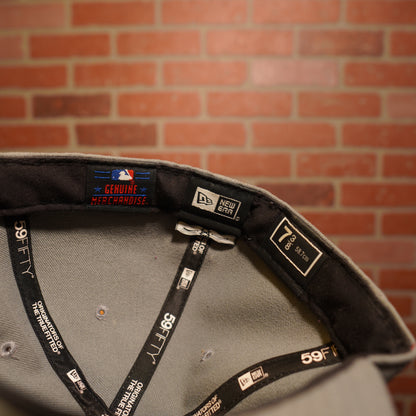 MLB Arizona Diamondbacks Gray/Black Logo Fitted Hat