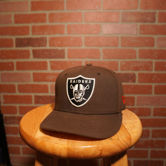 NFL Oakland Raiders Super Bowl XVIII Patch Fitted Hat