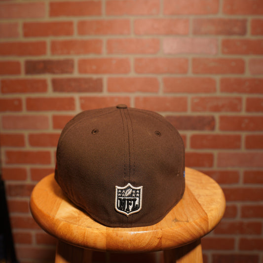 NFL Oakland Raiders Super Bowl XVIII Patch Fitted Hat