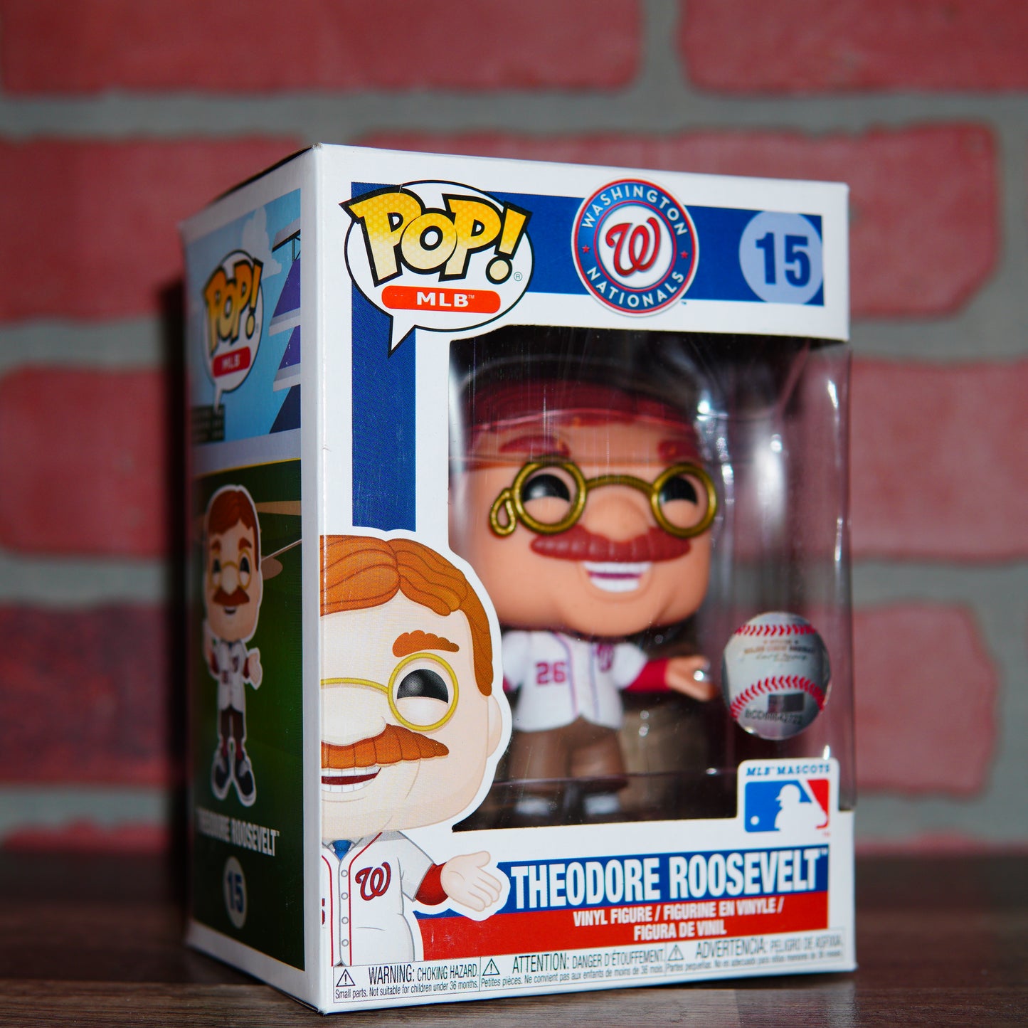 Funko POP: MLB - Washington Nationals Theodore Roosevelt Mascot 15