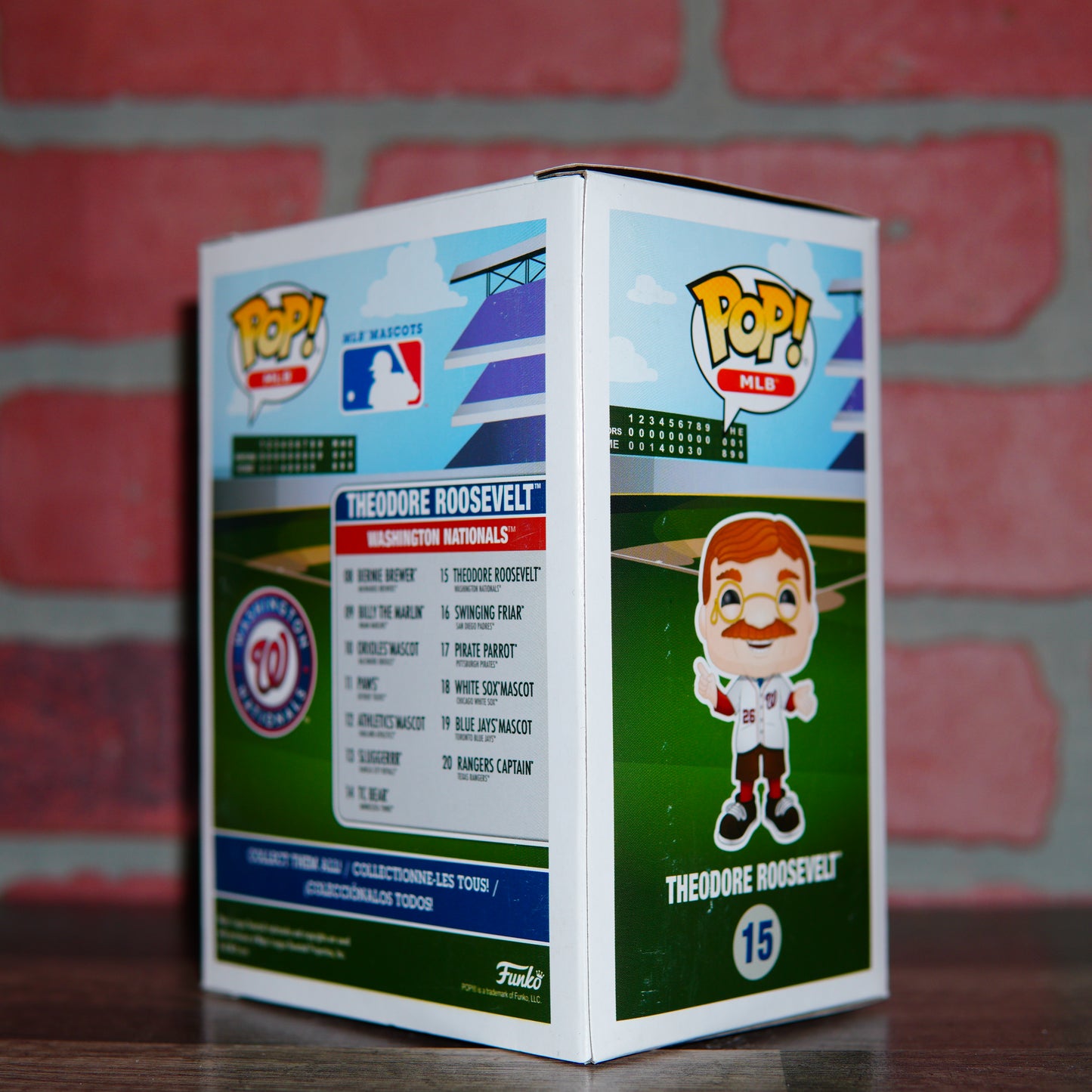 Funko POP: MLB - Washington Nationals Theodore Roosevelt Mascot 15