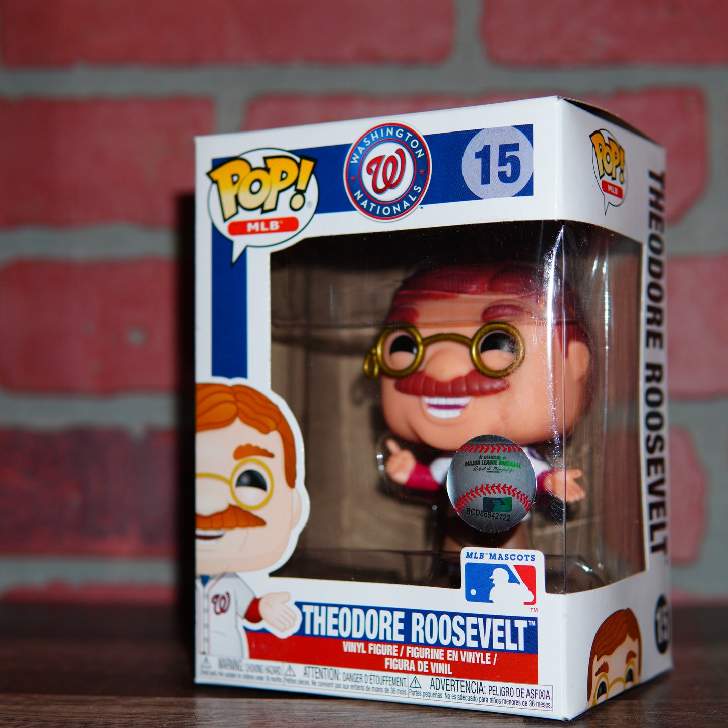 Washington Nationals MLB Teddy Roosevelt Funko Pop! Figure