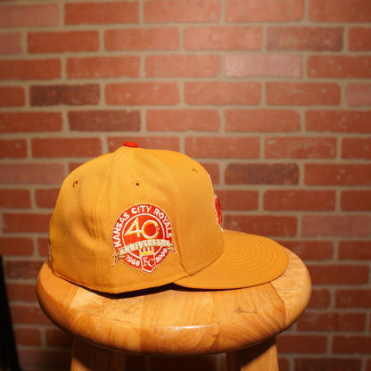 Hat Club MLB Kansas City Royals 40th Anniversary Patch Fitted Hat