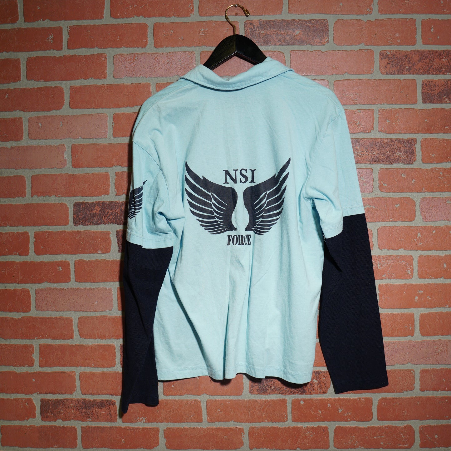 VTG Y2K Double Layer Skull Polo Shirt (25)