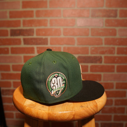 Hat Club MLB Toronto Blue Jays Green 30th Anniversary Patch Fitted Hat