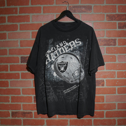 VTG NFL Oakland Raiders AFC Helmet Tee (25)