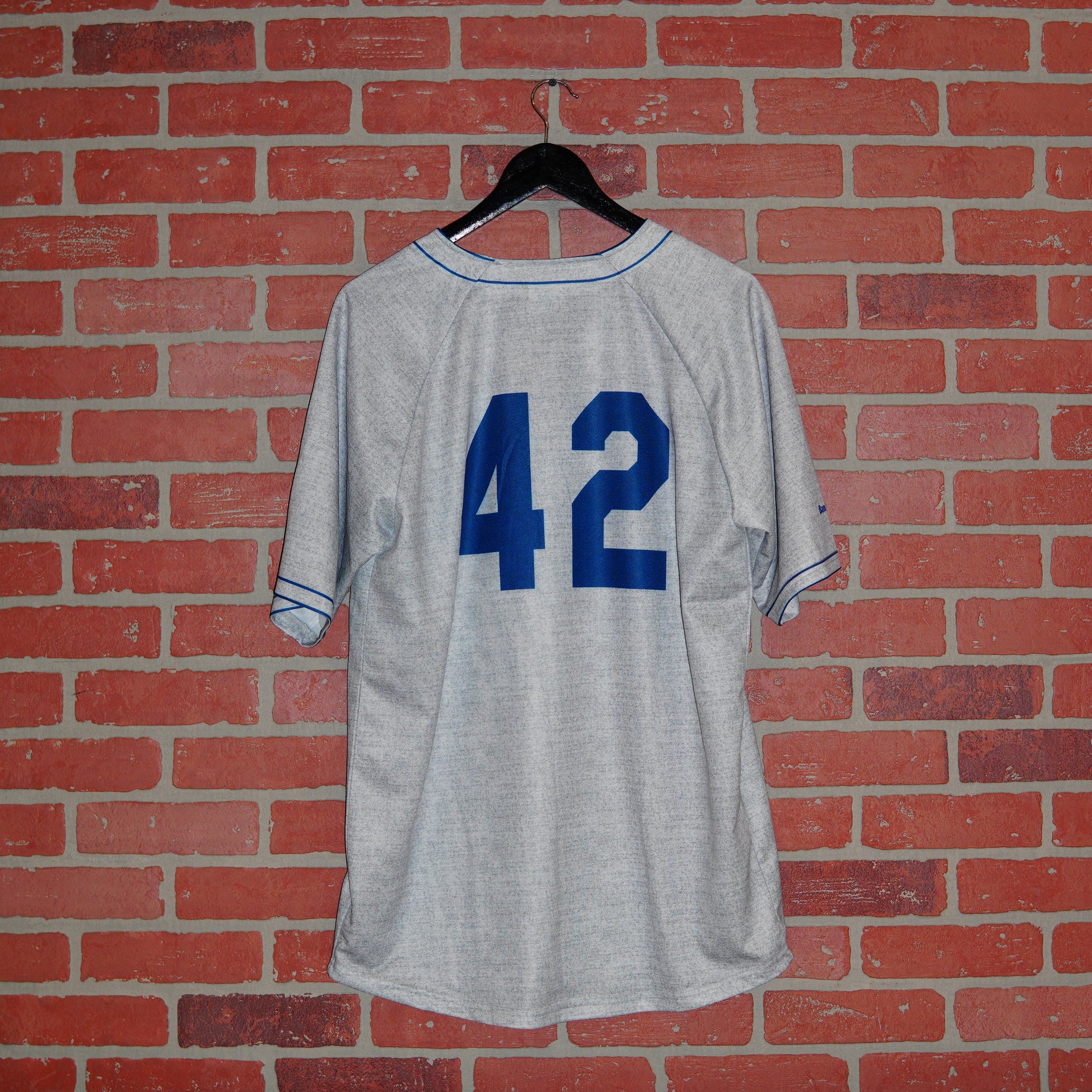 JACKIE ROBINSON  Brooklyn Dodgers Majestic Baseball Throwback Jersey