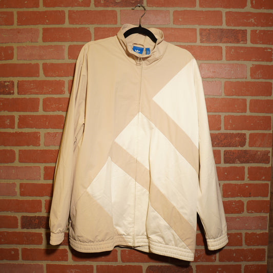 Adidas Zip-Up Beige Jacket