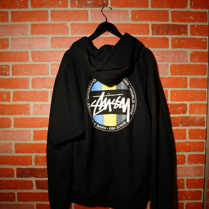 Stussy Tribe Logo Zip-Up Hoodie