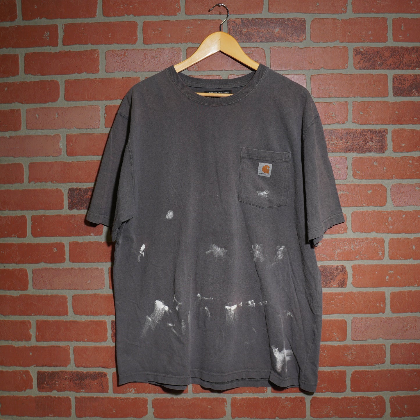 YF Carhartt Grey Painted Pocket Tee (25)