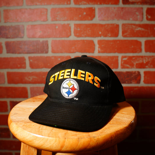 VTG NFL Pittsburgh Steelers Embroidered Logo Snapback Hat
