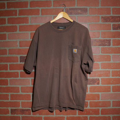YF Carhartt Dark Brown Pocket Tee (25)