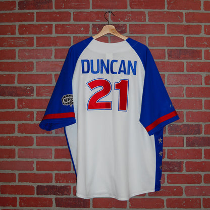 VTG Majestic NBA All-Star Game Duncan Baseball Jersey