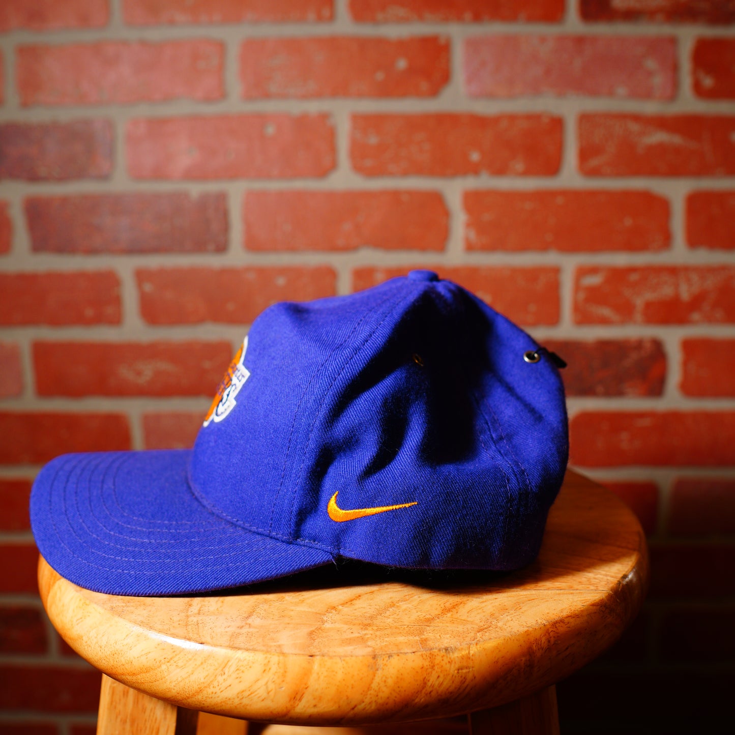 VTG Nike NBA Los Angeles Lakers Purple Velcro Strap Hat