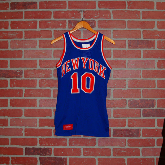 VTG Rawlings NBA New York Knicks #10 Basketball Jersey