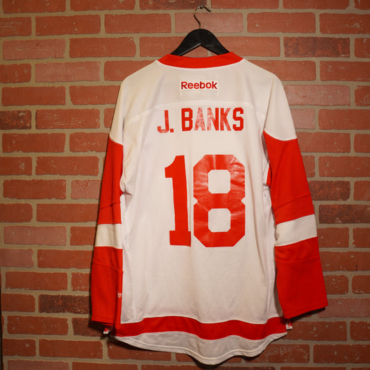 VTG NHL Detroit Redwings J. Banks Jersey