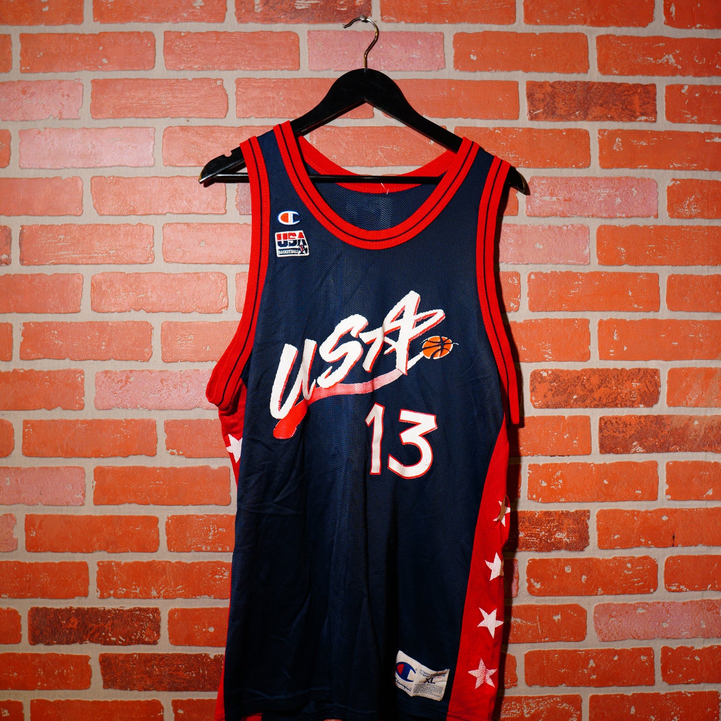 VTG Champion USA Basketball Shaq Jersey