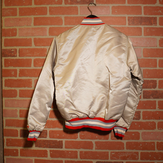 VTG UNLV Rebels Silver Satin Jacket