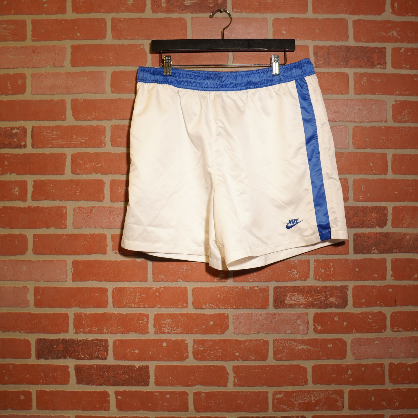VTG Nike White/Blue Shorts