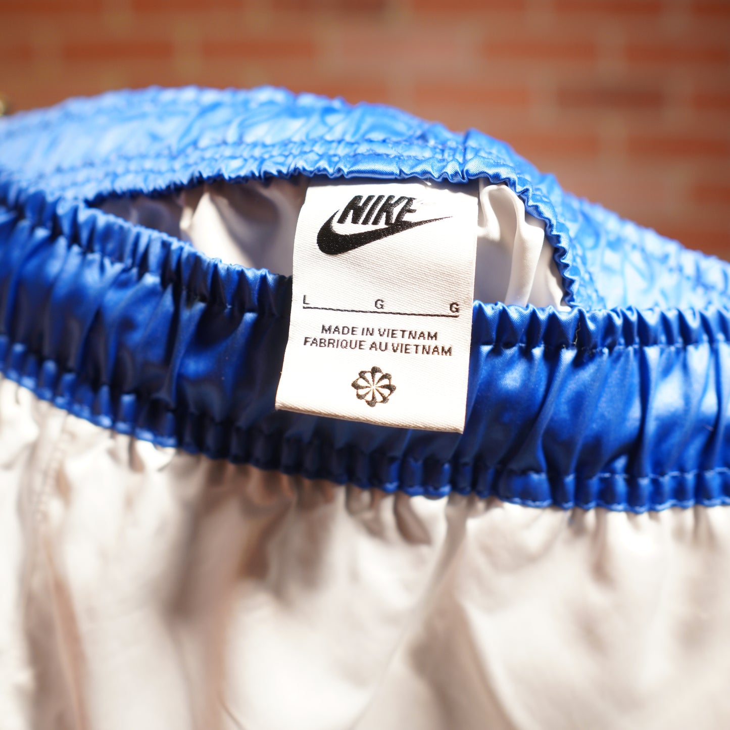 VTG Nike White/Blue Shorts