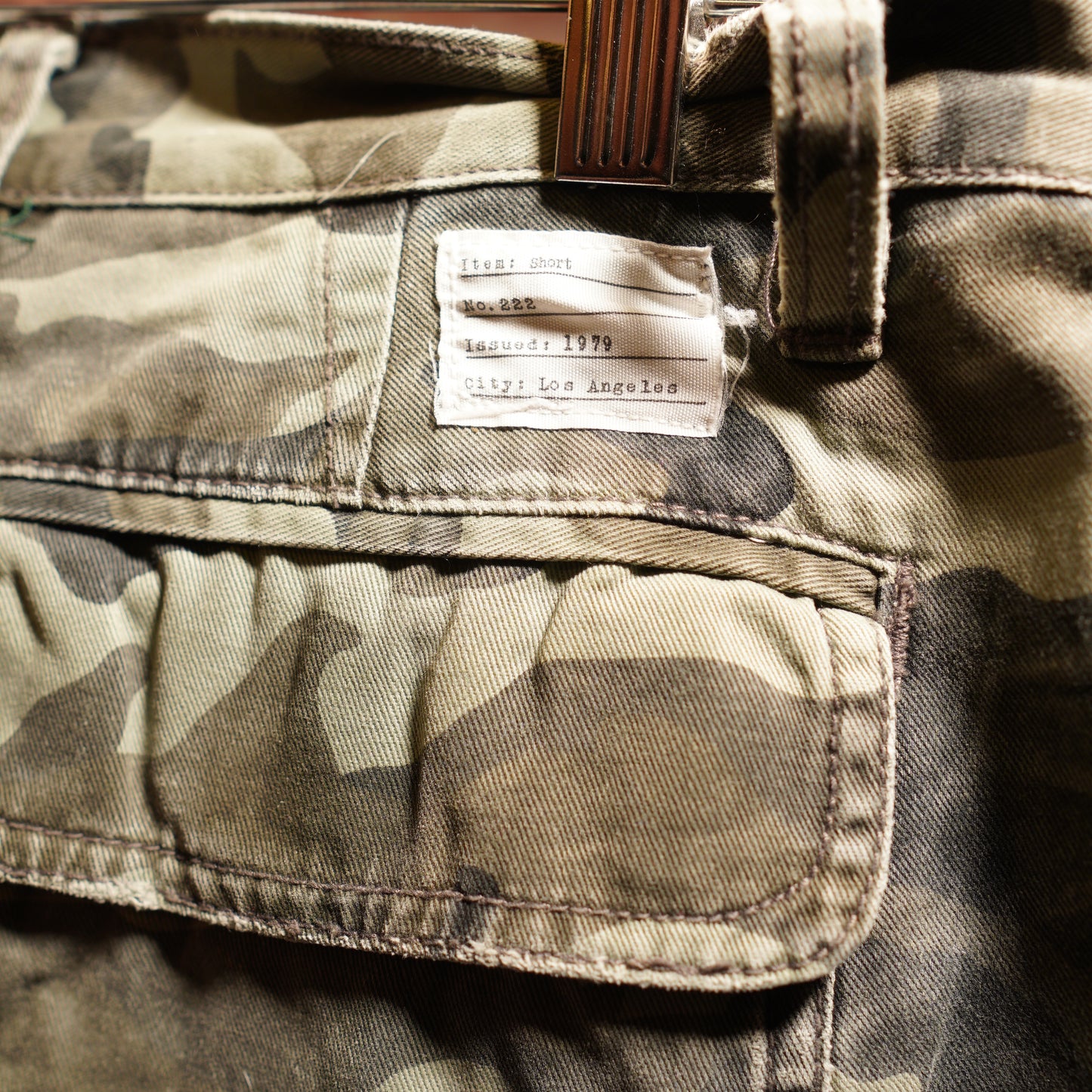 VTG Adam Levini Camo Cargo Shorts