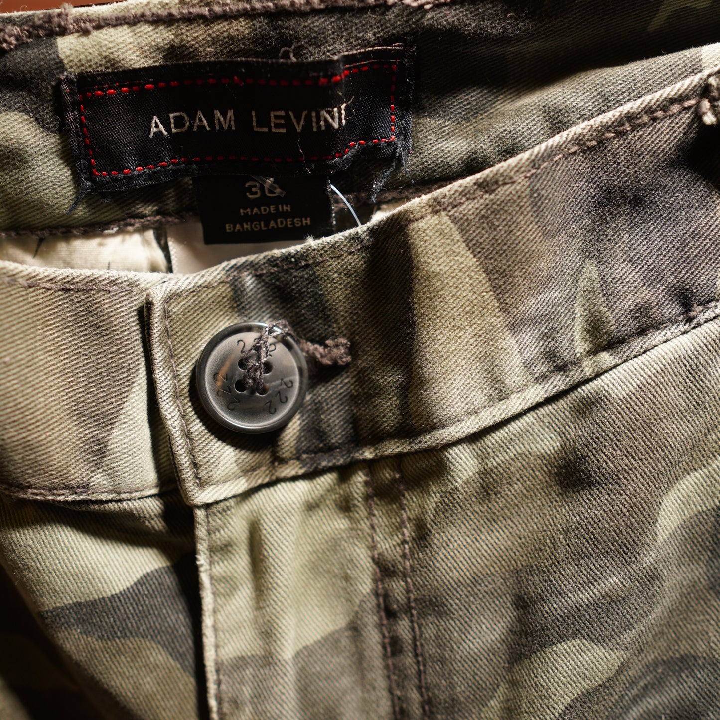 VTG Adam Levini Camo Cargo Shorts