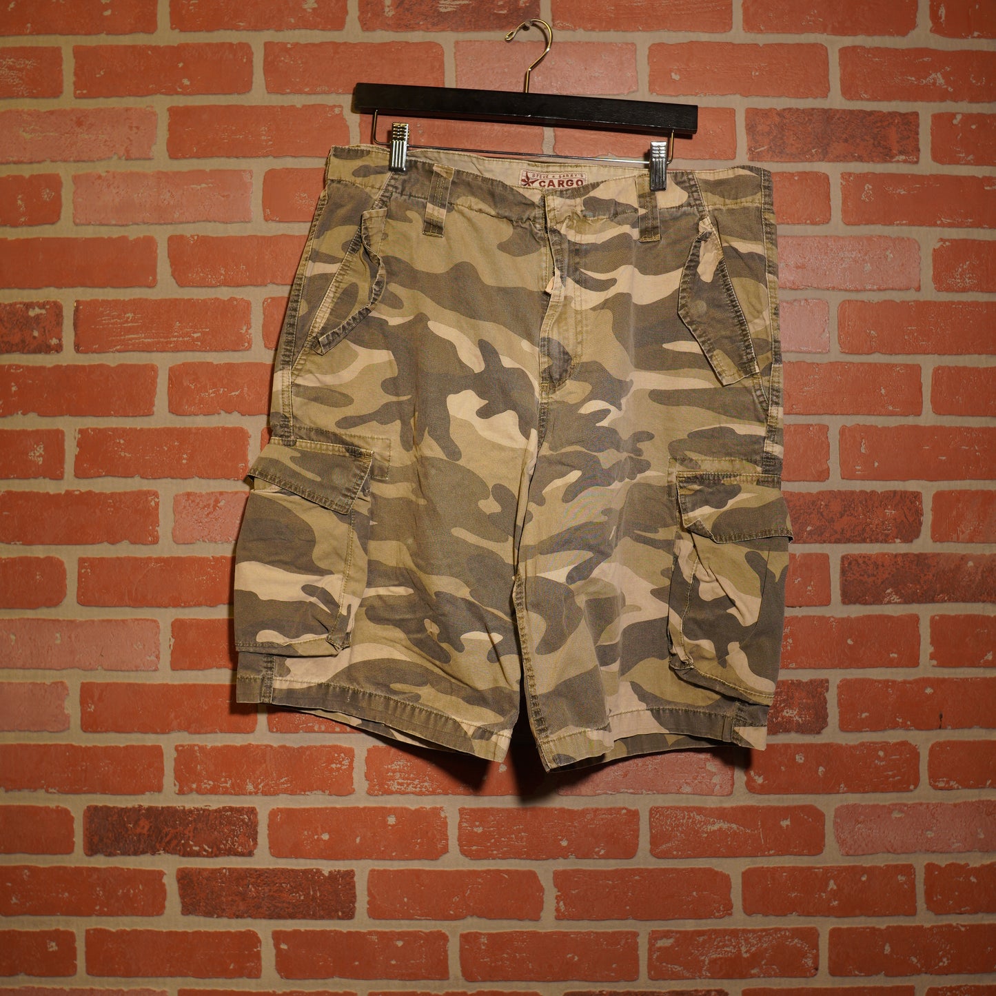 VTG Steve & Barry Camo Cargo Shorts