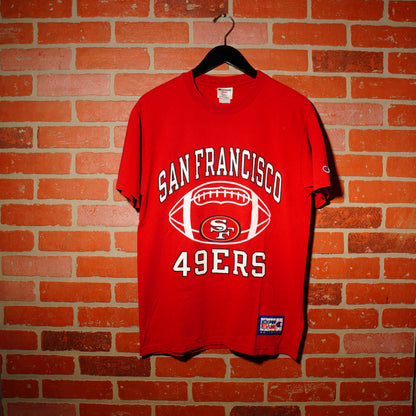 VTG NFL San Francisco 49ers Football Logo Tee