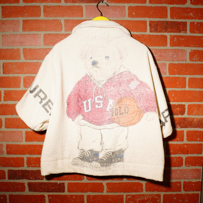 VTG 90s RALPH LAUREN BASKETBALL POLO BEAR SHIRT