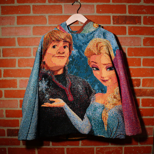 VTG DISNEYS PRINCESS ON ICE WOVEN TAPESTRY HOODIE