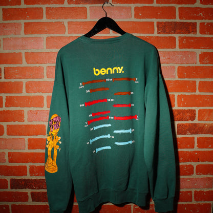 Benny The Butcher Green Crewneck