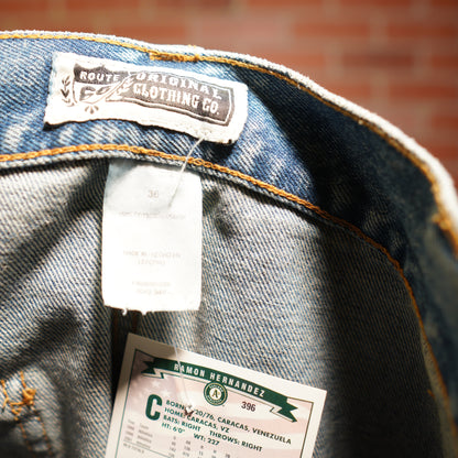 VTG Route 66 Denim Jean Shorts