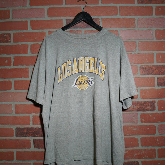 NBA Los Angeles Lakers Logo Grey Tee (37)