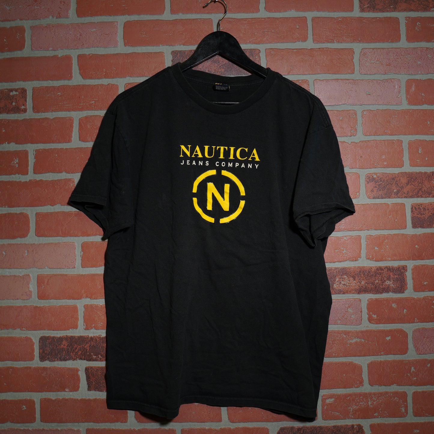 Nautica Jeans Yellow Logo Tee (37)