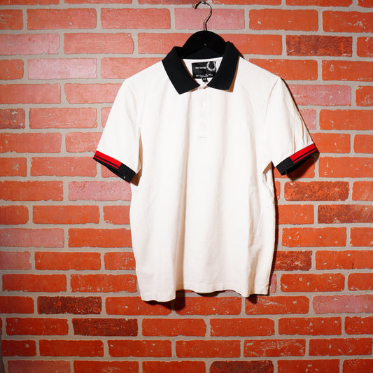 Raf Simons X Fred Perry White Polo Shirt