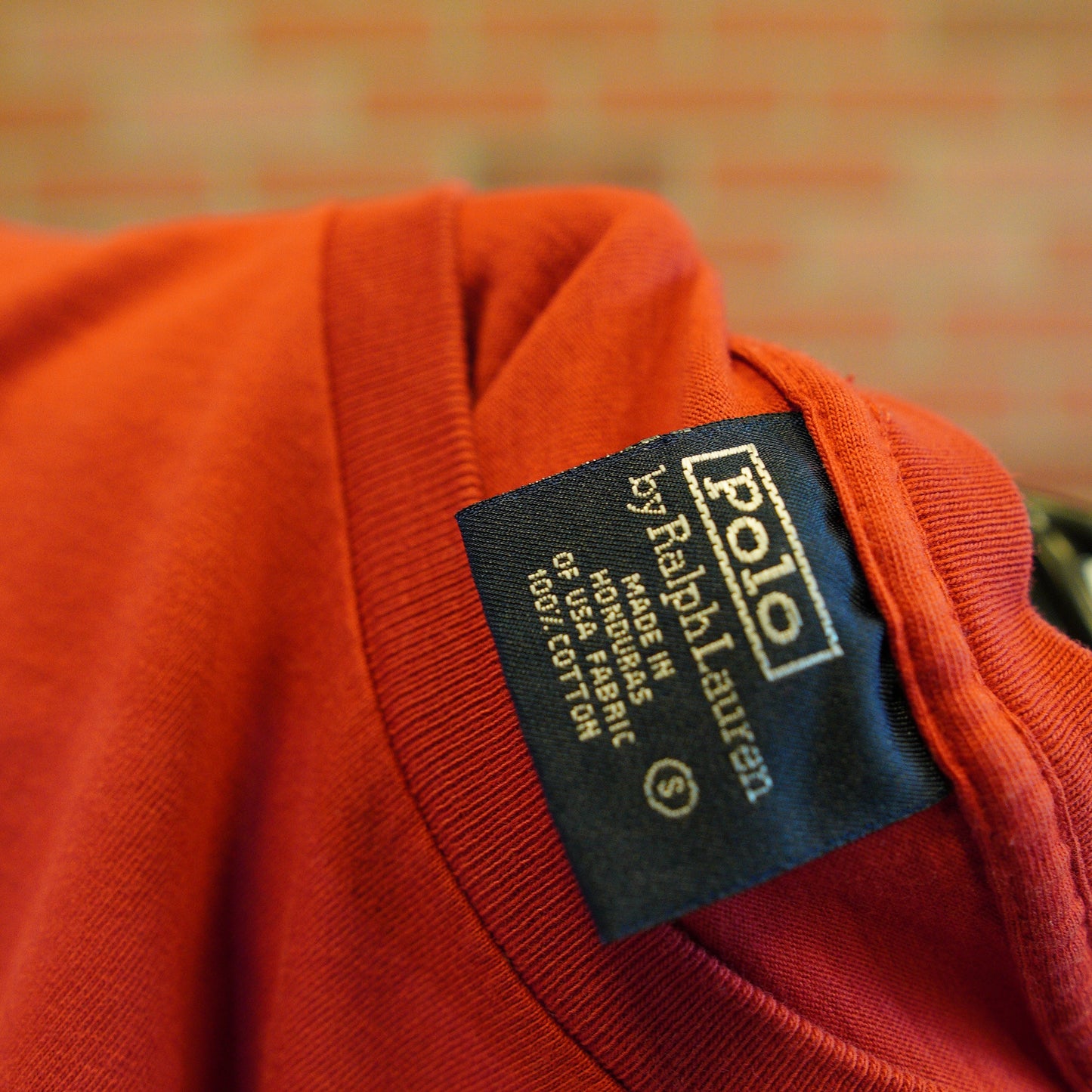 Polo By Ralph Lauren Green Horse Pocket L/S Tee (38)