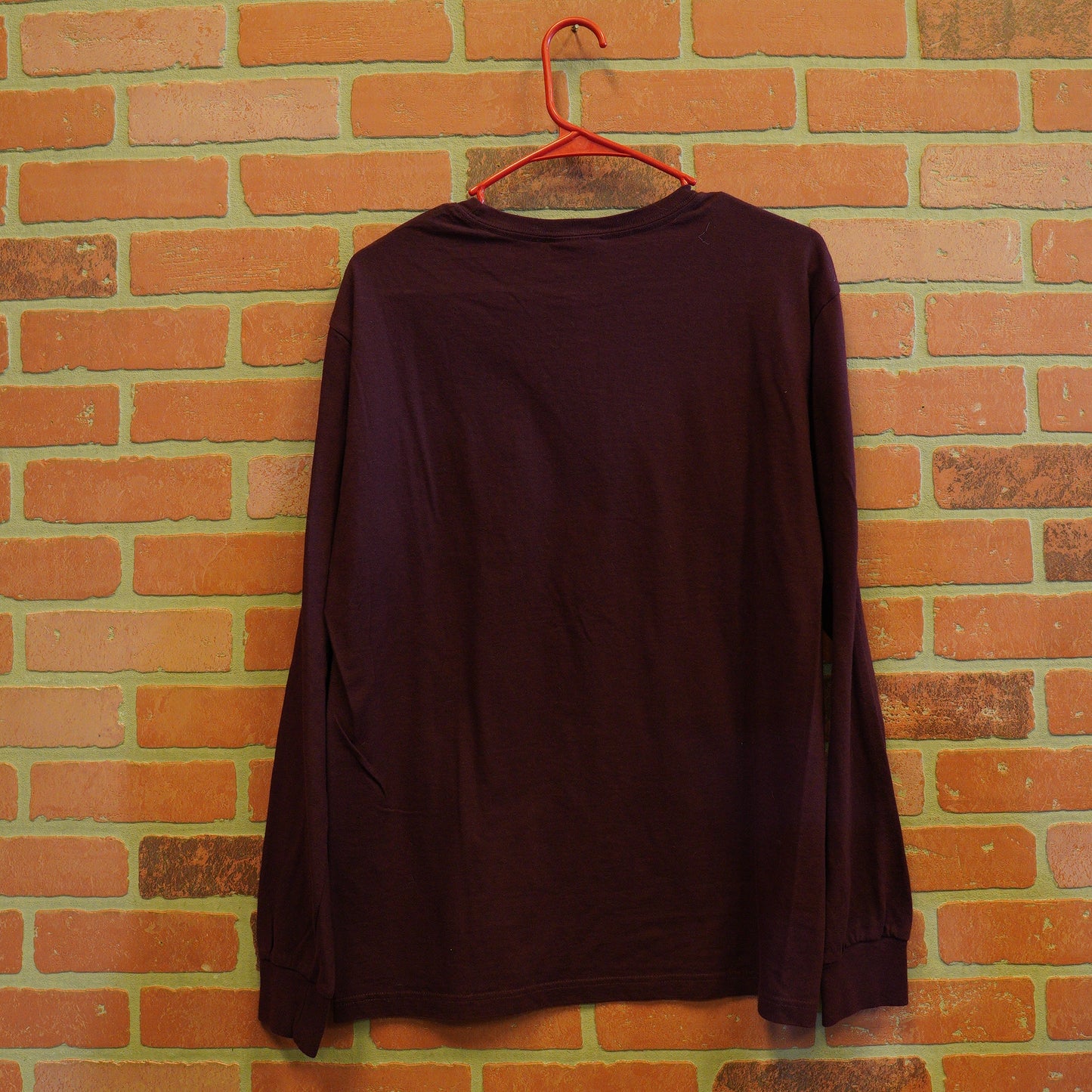 Polo By Ralph Lauren Burgundy Pocket L/S Tee (38)