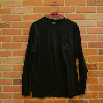 Polo By Ralph Lauren Black L/S Pocket Tee (38)