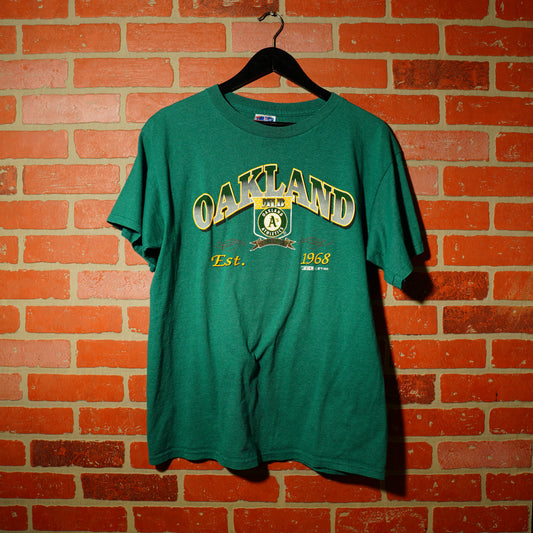 VTG 1993 MLB Oakland A's Stripe Tee