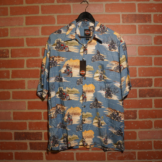 VTG Harley-Davidson Button-Up Motorcycle Shirt
