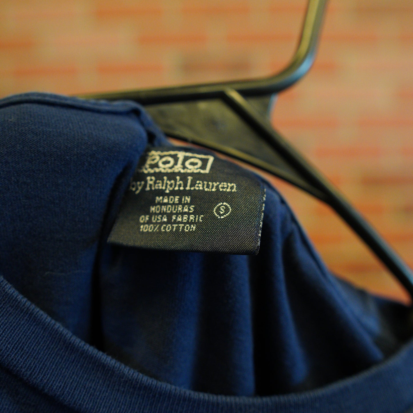 Polo By Ralph Lauren Navy Pocket L/S Tee (38)