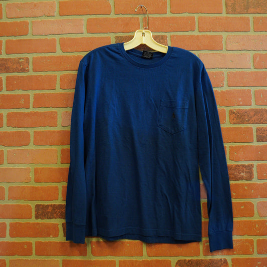 Polo By Ralph Lauren Blue Pocket L/S Tee (38)