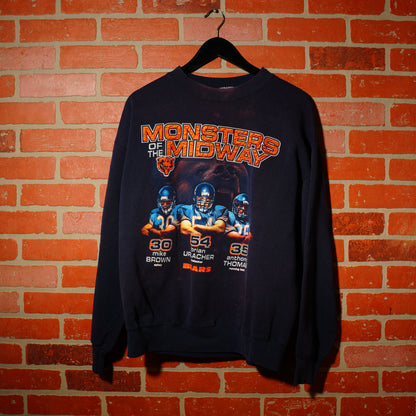 VTG NFL Chicago Bears Monsters of The Midway Crewneck