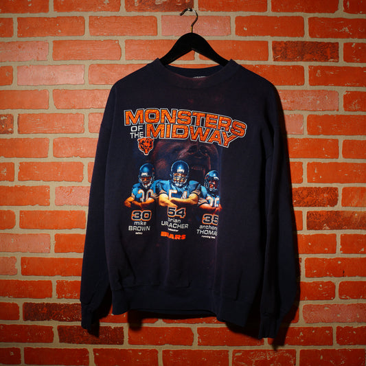 VTG NFL Chicago Bears Monsters of The Midway Crewneck