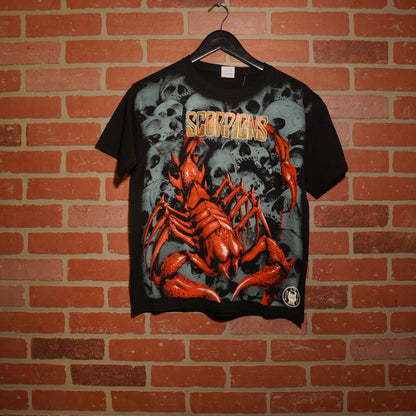 Y2K YOUTH Scorpions Big Print Skulls Tee